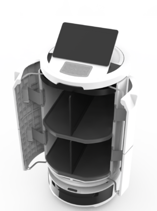 temi GO PRO delivering items